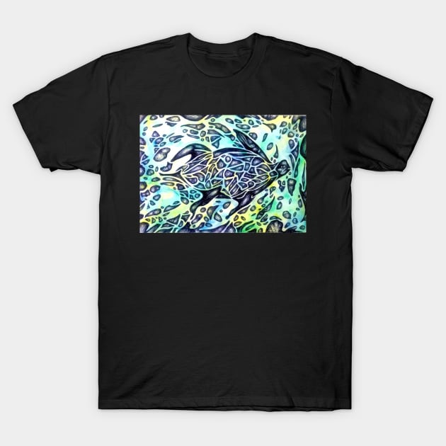 Sea Life Turtle T-Shirt by Greenbergs Garage